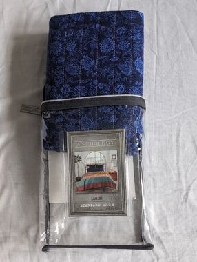 Anthology "Samara" Blue Floral Standard Sham